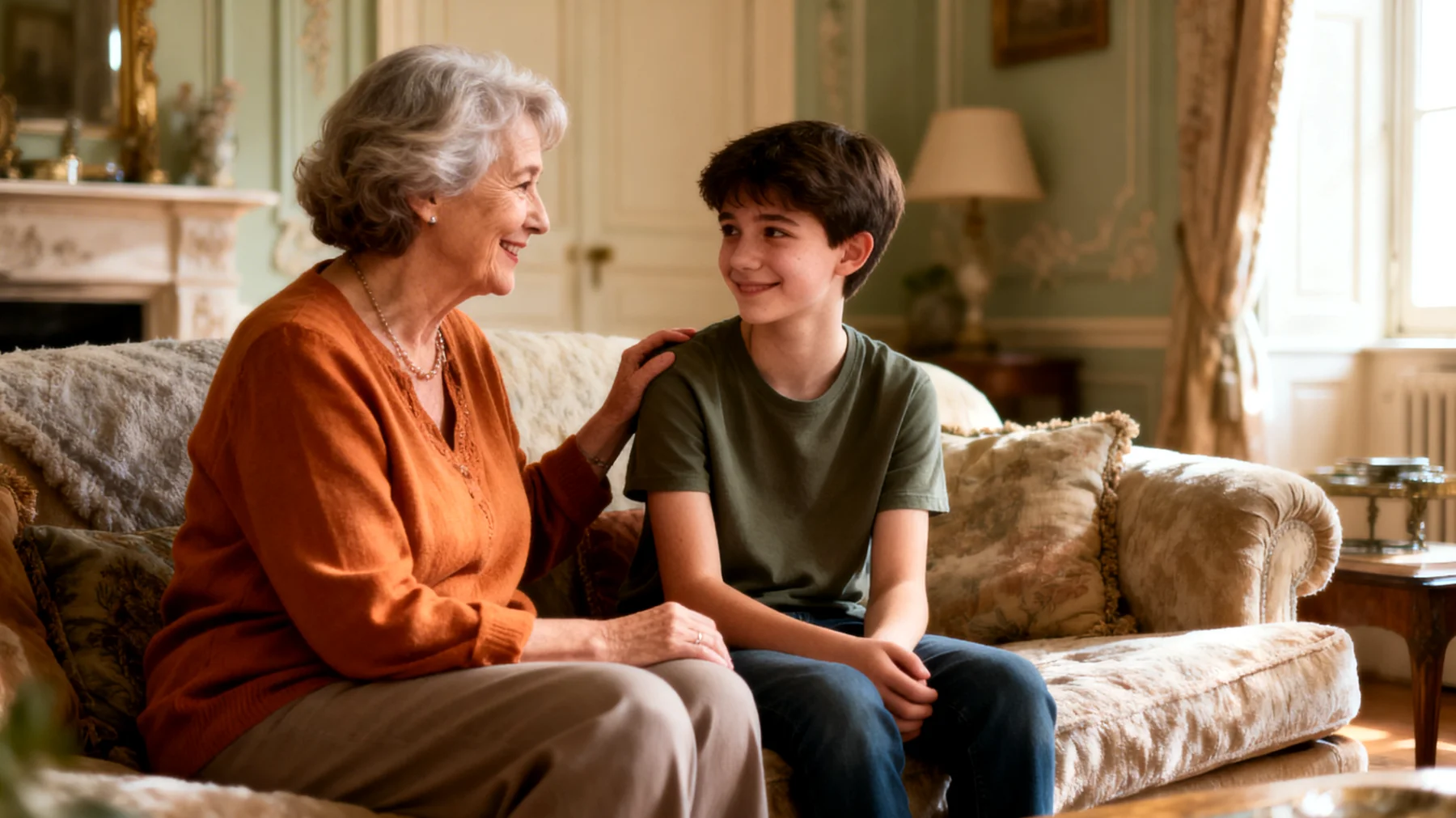 Comment une grand-mère peut-elle aider son petit-fils ou sa petite-fille adolescent(e) à surmonter la timidité et l'isolement social pour développer des relations saines avec ses pairs ?"