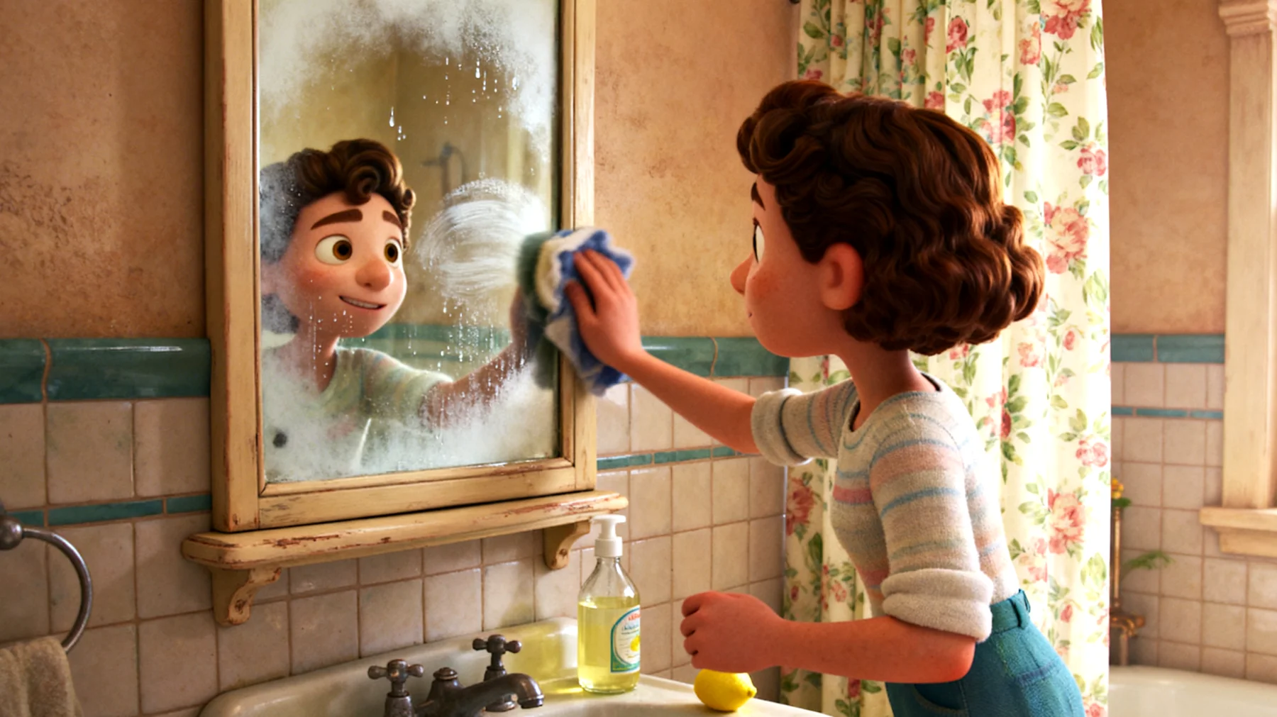 Miroir de salle de bain"